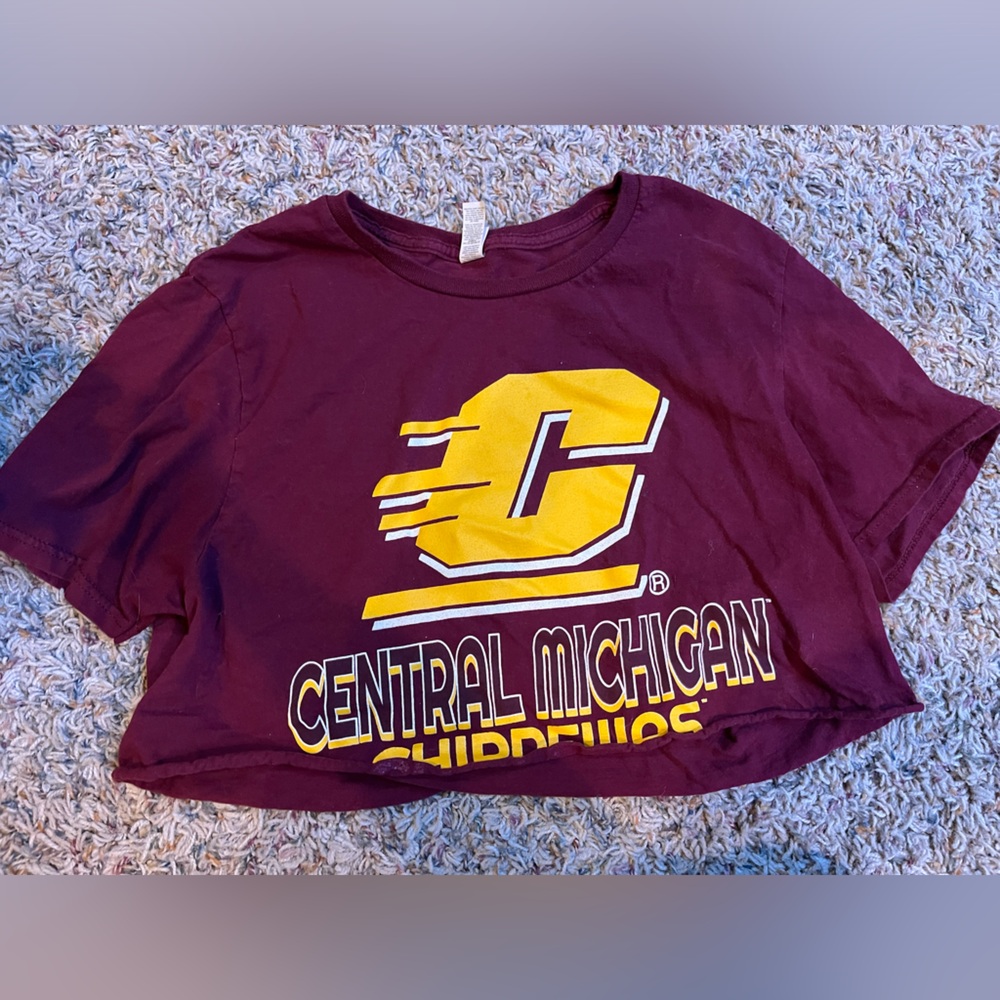 CMU CROPPED TEE